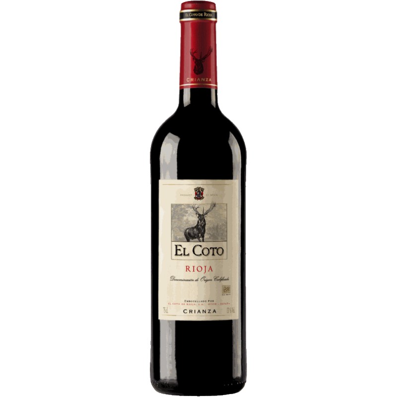 Min aardbeving as El Coto Rioja Crianza . Rode wijn: vol rijk en zacht uit Spanje