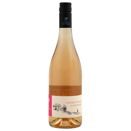 Domaine Castelnau, rosé "La Font du Loup" 2023.  Languedoc, Frankrijk.